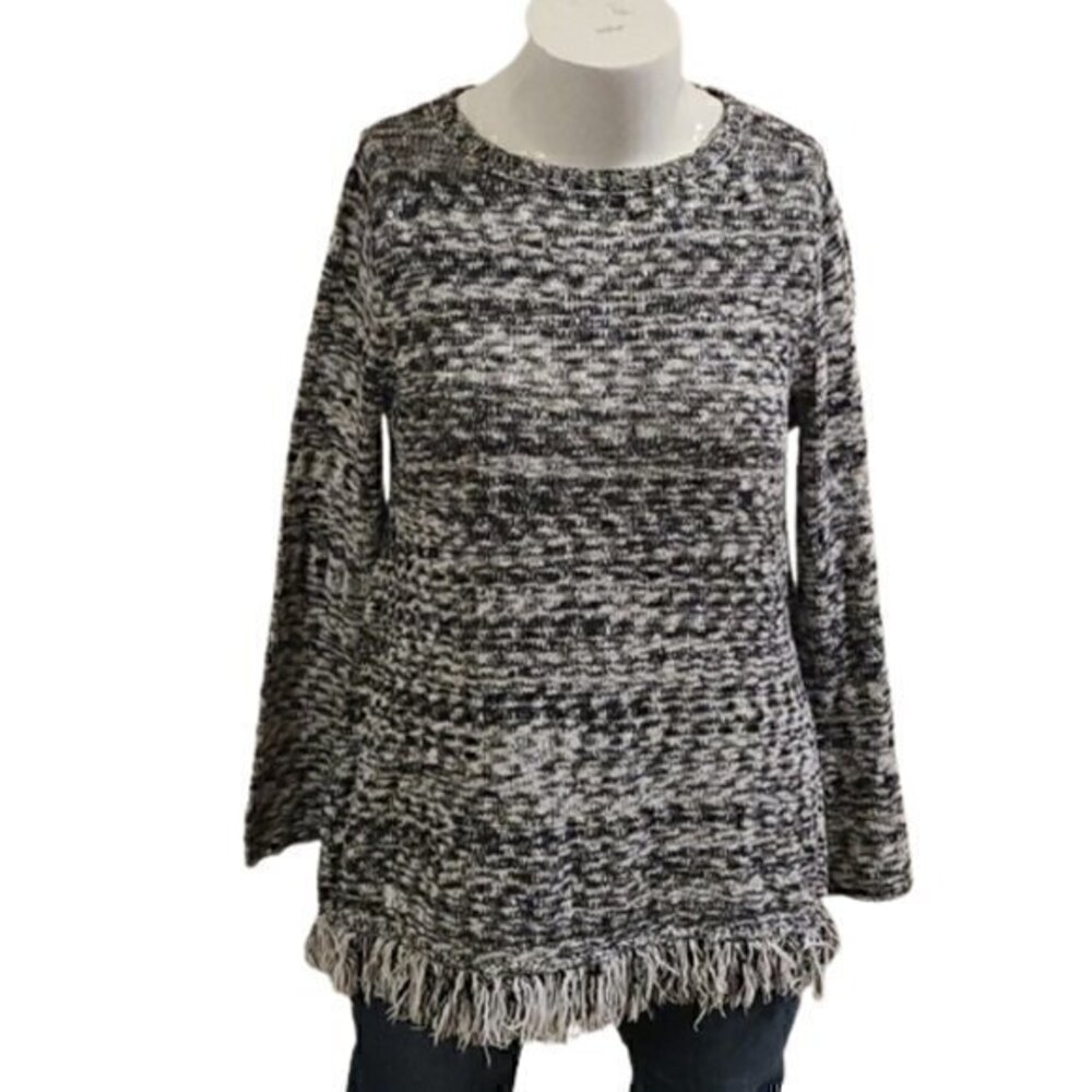 [Valerie Stevens] Fringe Sweater - Size L